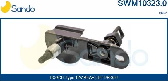 Sando SWM10323.0 - Stikla tīrītāju motors autodraugiem.lv
