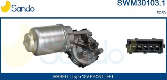 Sando SWM30103.1 - Stikla tīrītāju motors autodraugiem.lv