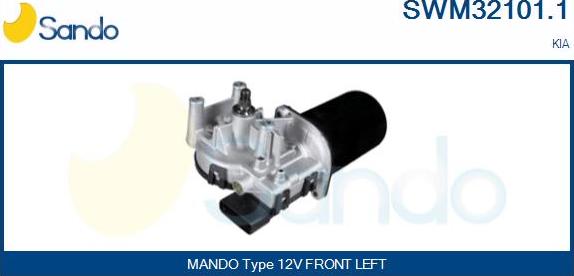 Sando SWM32101.1 - Stikla tīrītāju motors autodraugiem.lv