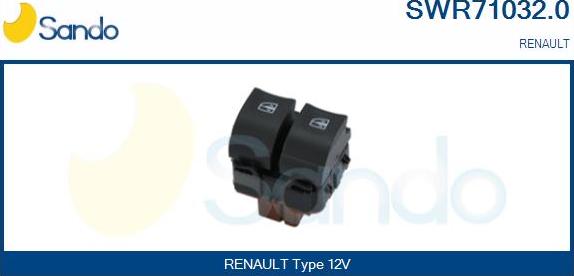 Sando SWR71032.0 - Slēdzis, Stikla pacēlājmehānisms autodraugiem.lv