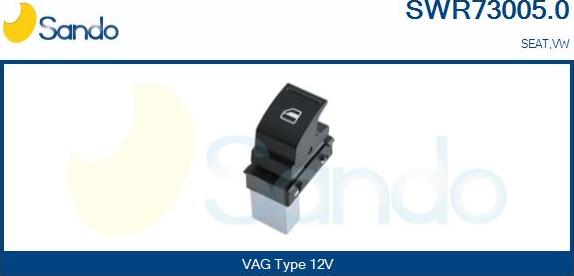 Sando SWR73005.0 - Slēdzis, Stikla pacēlājmehānisms autodraugiem.lv