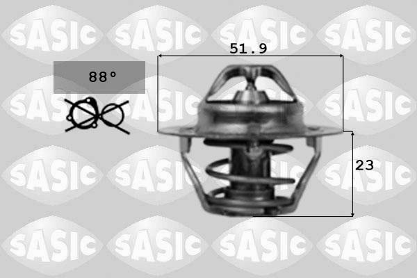 Sasic 9000168 - Termostats, Dzesēšanas šķidrums autodraugiem.lv