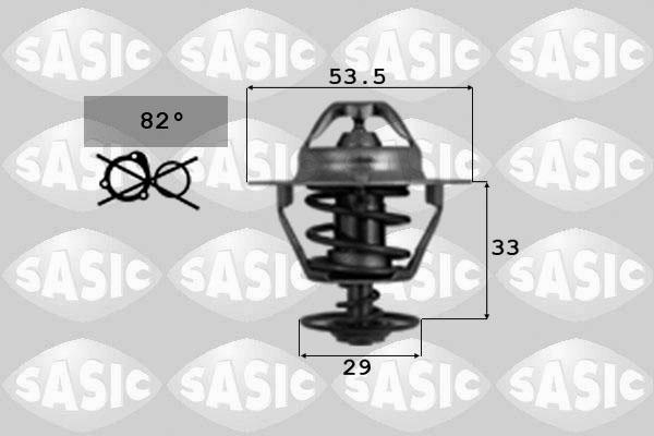 Sasic 9000107 - Termostats, Dzesēšanas šķidrums autodraugiem.lv