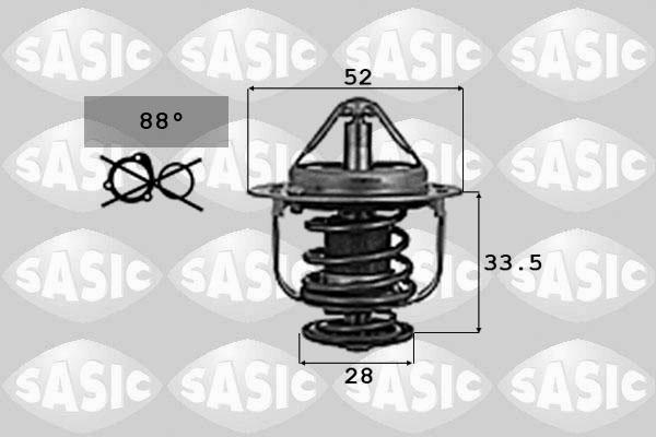 Sasic 9000715 - Termostats, Dzesēšanas šķidrums autodraugiem.lv