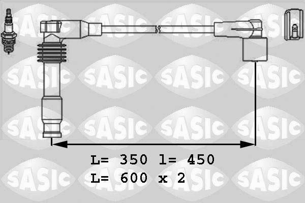 Sasic 9286027 - Augstsprieguma vadu komplekts autodraugiem.lv