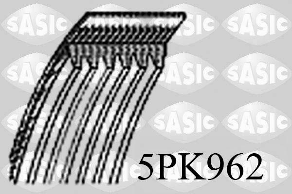 Sasic 5PK962 - Ķīļrievu siksna autodraugiem.lv