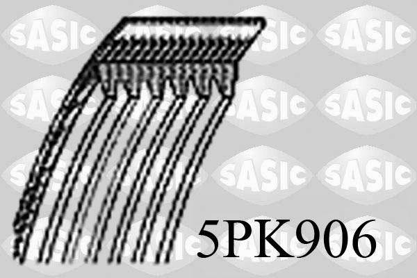 Sasic 5PK906 - Ķīļrievu siksna autodraugiem.lv