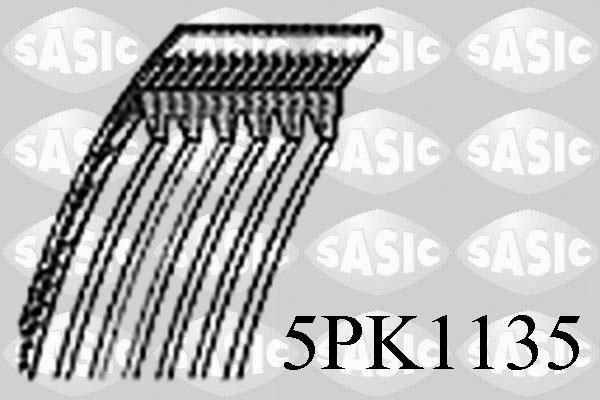 Sasic 5PK1135 - Ķīļrievu siksna autodraugiem.lv