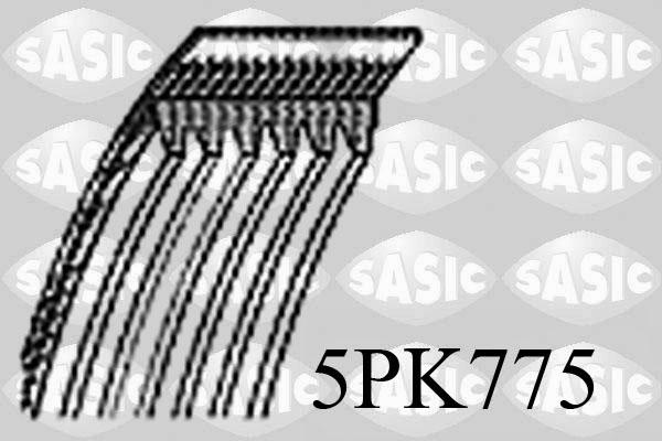 Sasic 5PK775 - Ķīļrievu siksna autodraugiem.lv