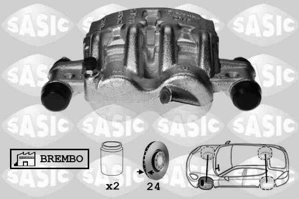 Sasic 6500058 - Bremžu suports autodraugiem.lv