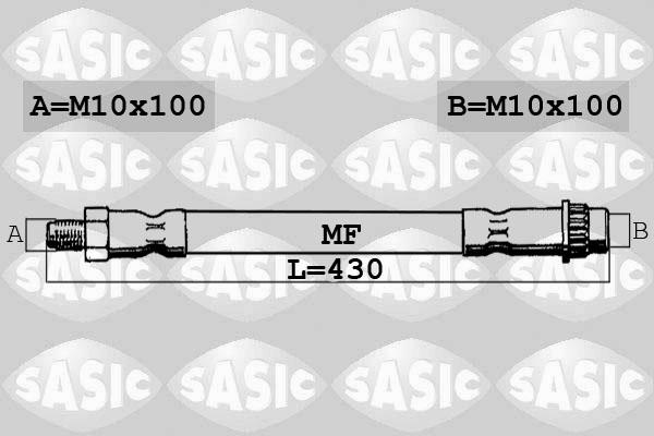 Sasic 6604006 - Bremžu šļūtene autodraugiem.lv