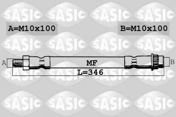 Sasic SBH4080 - Bremžu šļūtene autodraugiem.lv