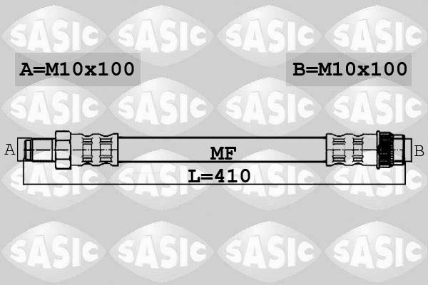 Sasic 6604036 - Bremžu šļūtene autodraugiem.lv