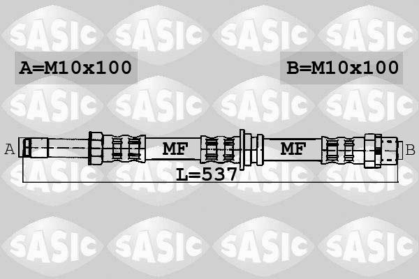 Sasic 6606040 - Bremžu šļūtene autodraugiem.lv