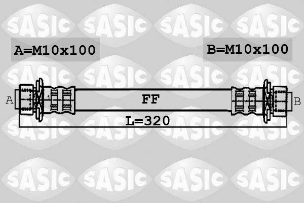 Sasic 6606059 - Bremžu šļūtene autodraugiem.lv