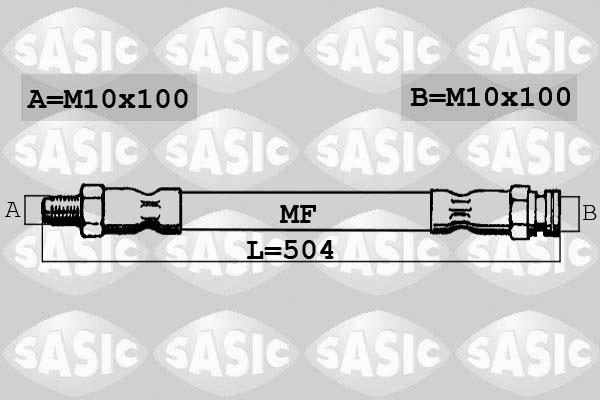 Sasic 6606024 - Bremžu šļūtene autodraugiem.lv