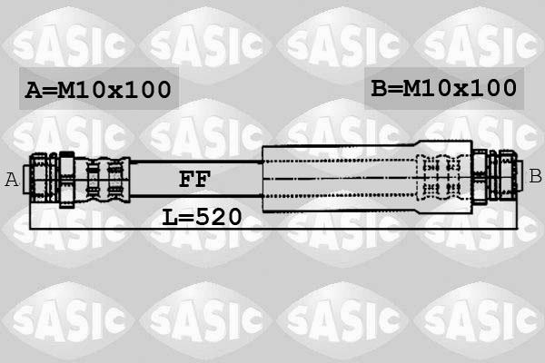 Sasic 6606144 - Bremžu šļūtene autodraugiem.lv