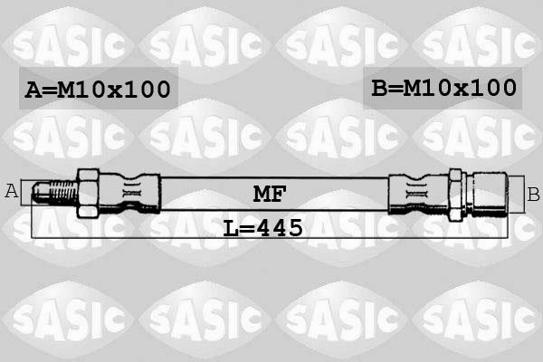 Sasic 6606110 - Bremžu šļūtene autodraugiem.lv