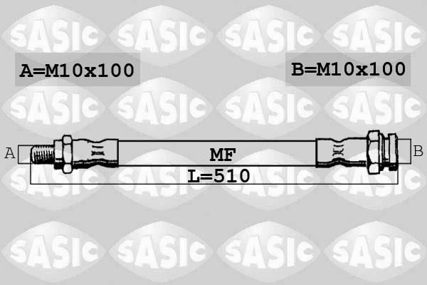 Sasic 6600049 - Bremžu šļūtene autodraugiem.lv