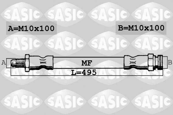 Sasic 6600016 - Bremžu šļūtene autodraugiem.lv