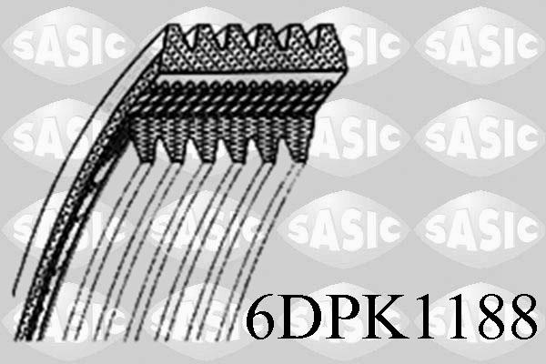 Sasic 6DPK1188 - Ķīļrievu siksna autodraugiem.lv