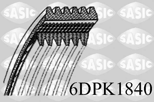 Sasic 6DPK1840 - Ķīļrievu siksna autodraugiem.lv