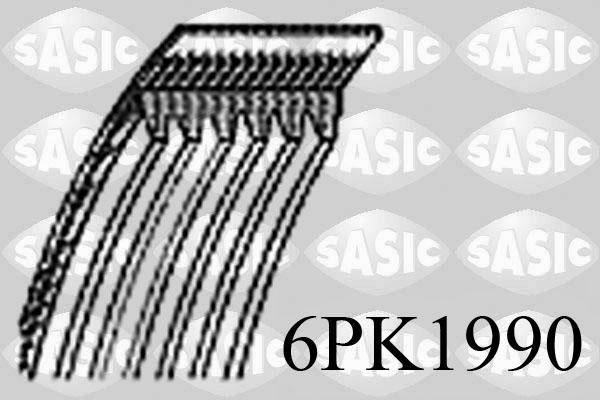 Sasic 6PK1990 - Ķīļrievu siksna autodraugiem.lv