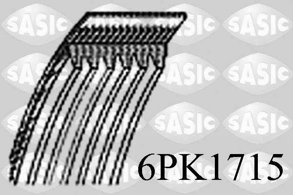 Sasic 6PK1715 - Ķīļrievu siksna autodraugiem.lv