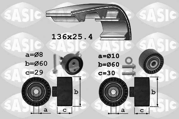 Sasic 1750036 - Zobsiksnas komplekts autodraugiem.lv