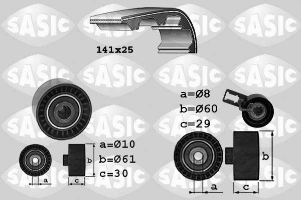 Sasic 1750032 - Zobsiksnas komplekts autodraugiem.lv