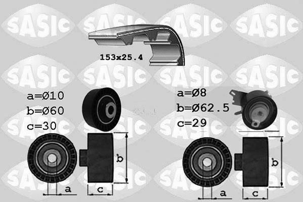 Sasic 1750028 - Zobsiksnas komplekts autodraugiem.lv