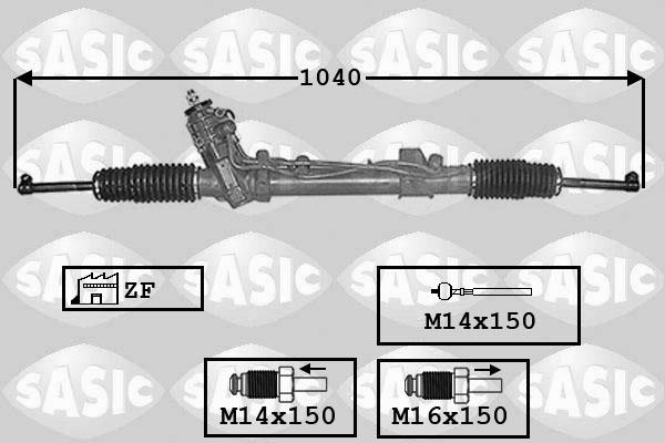 Sasic 7006011 - Stūres mehānisms autodraugiem.lv