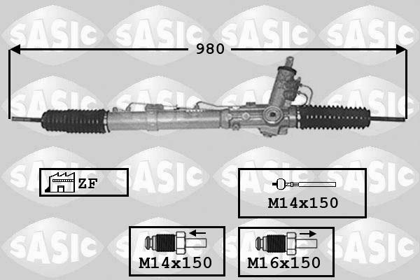 Sasic 7176040 - Stūres mehānisms autodraugiem.lv