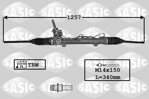 Sasic 7170038 - Stūres mehānisms autodraugiem.lv