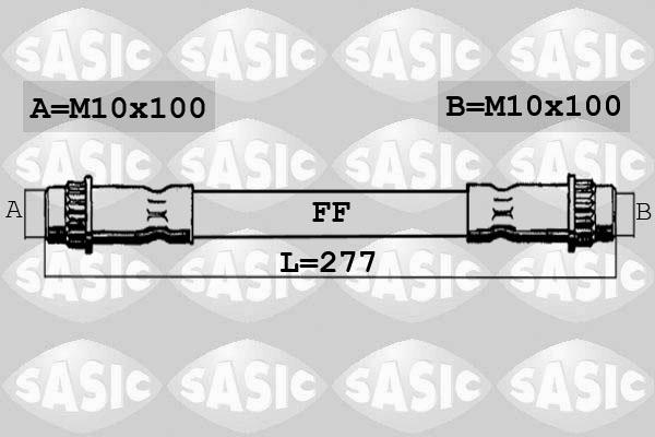 Sasic SBH4078 - Bremžu šļūtene autodraugiem.lv