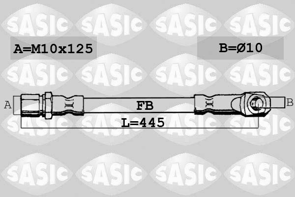 Sasic SBH6351 - Bremžu šļūtene autodraugiem.lv