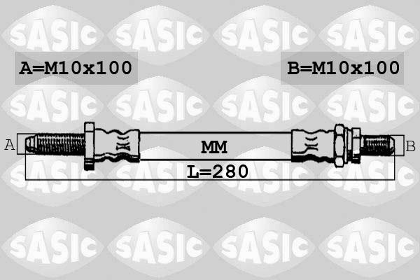 Sasic SBH6324 - Bremžu šļūtene autodraugiem.lv