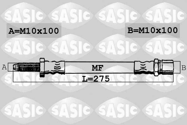 Sasic SBH6322 - Bremžu šļūtene autodraugiem.lv