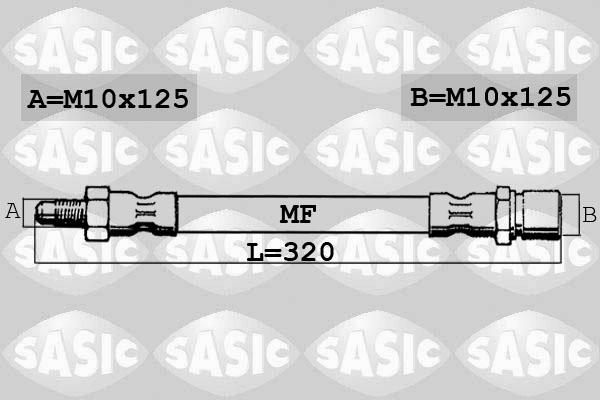 Sasic SBH6284 - Bremžu šļūtene autodraugiem.lv