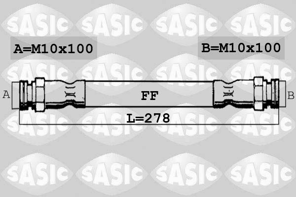 Sasic SBH0150 - Bremžu šļūtene autodraugiem.lv