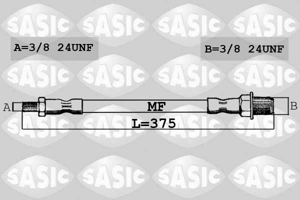 Sasic SBH0162 - Bremžu šļūtene autodraugiem.lv