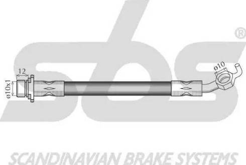 SBS 1330.8545163 - Bremžu šļūtene autodraugiem.lv