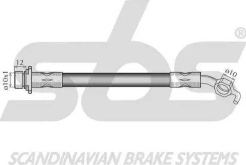 SBS 1330.8545164 - Bremžu šļūtene autodraugiem.lv