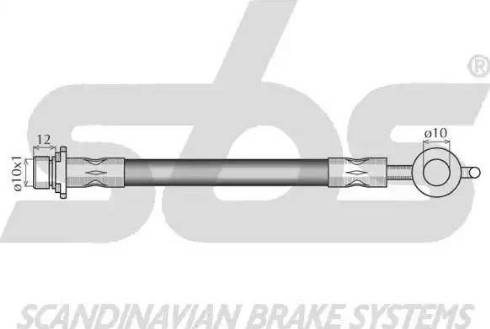 SBS 1330.8545151 - Bremžu šļūtene autodraugiem.lv