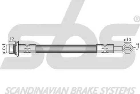 SBS 1330.8545157 - Bremžu šļūtene autodraugiem.lv