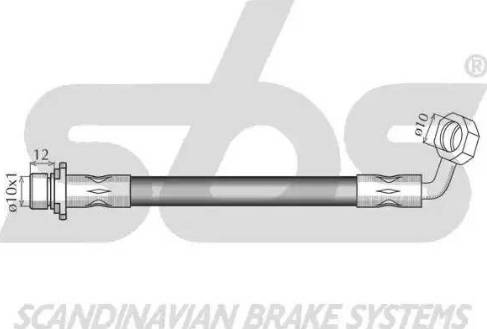 SBS 13308545131 - Bremžu šļūtene autodraugiem.lv