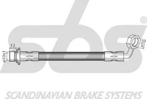 SBS 13308545132 - Bremžu šļūtene autodraugiem.lv