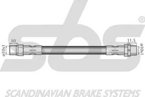 SBS 1330851509 - Bremžu šļūtene autodraugiem.lv