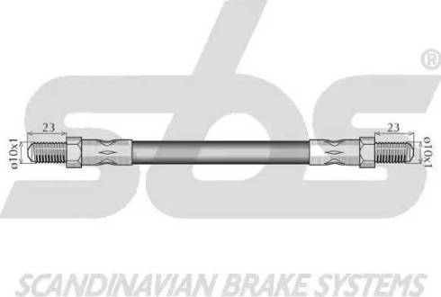 SBS 1330851003 - Bremžu šļūtene autodraugiem.lv