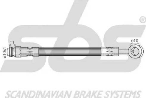 SBS 1330.853449 - Bremžu šļūtene autodraugiem.lv